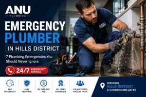 Emergency Plumber in Hills District: 7 Plumbing Emergencies You Should Never Ignore