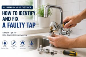 Plumber in Hills District: How to Identify and Fix a Faulty Tap at Home